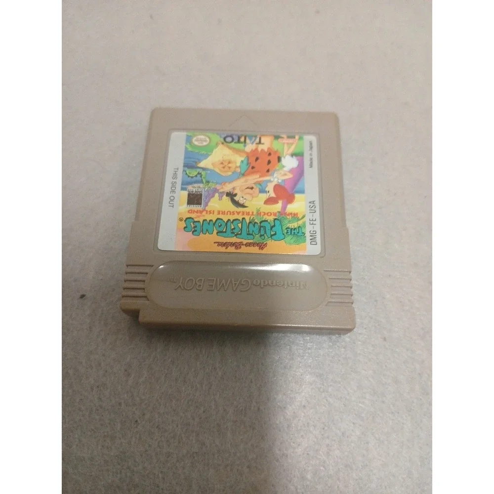 The Flintstones King Rock Treasure Island  Nintendo Game Boy - Authentic Mint!